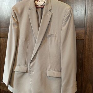 Ralph Lauren Striped Blazer in Black and White